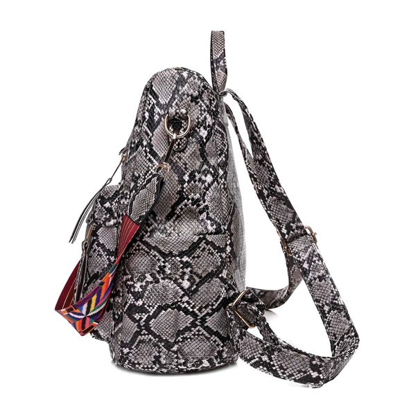 Lavawa backpack crossbody shoulder bag-gray - Picture 3 of 6